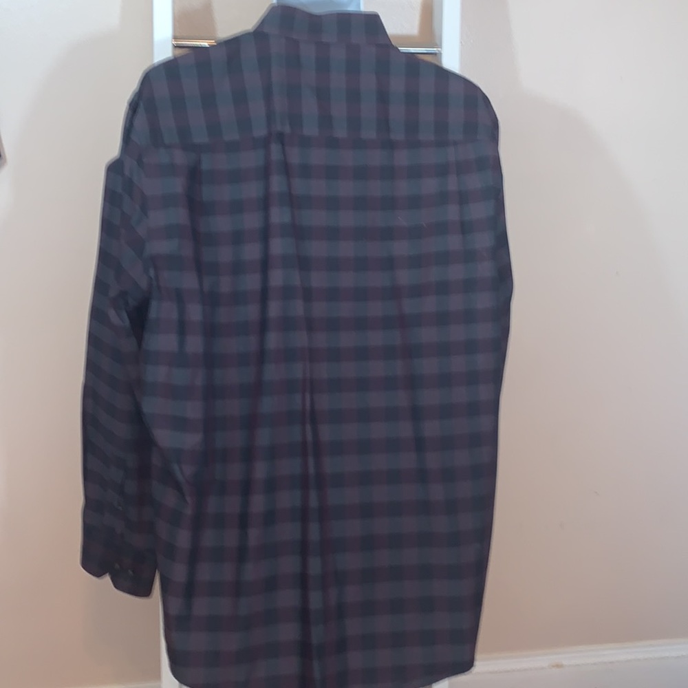 Alfani Men’s Purple/Gray Plaid Button Down - Picture 9 of 9